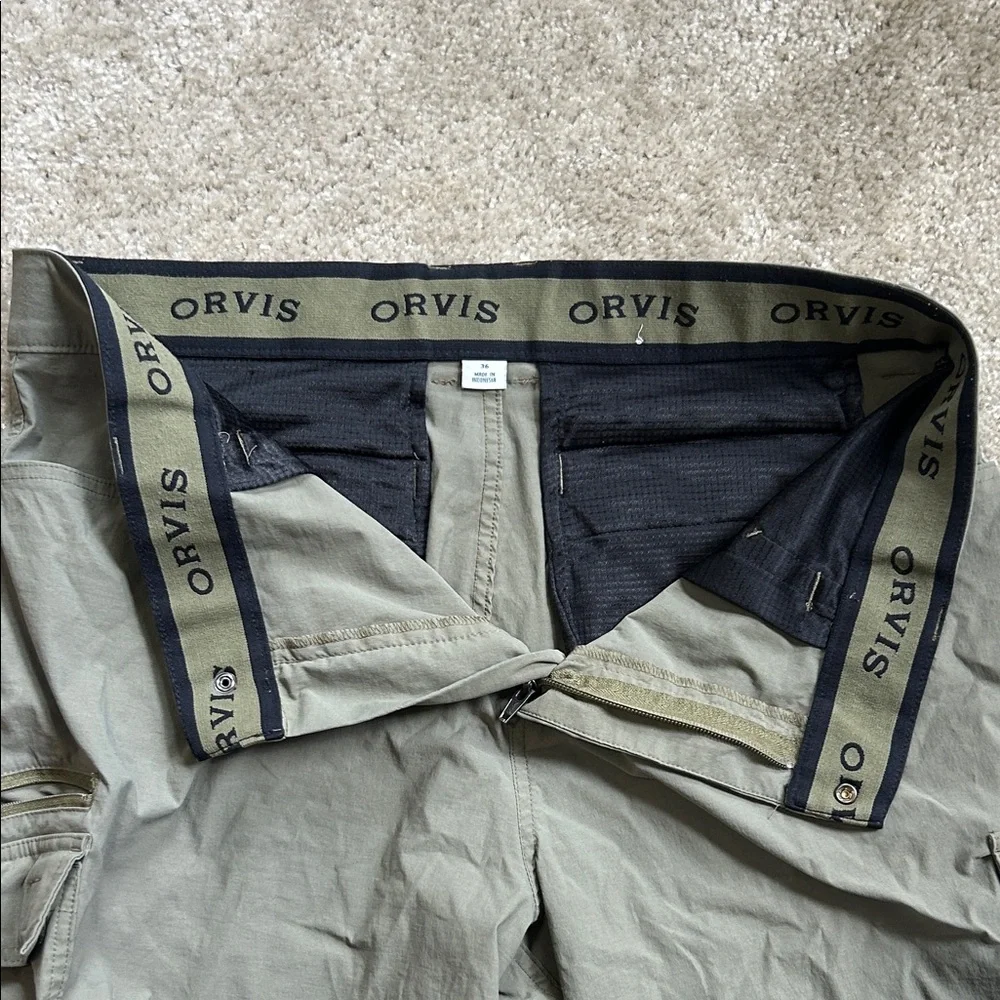 Orvis Men’s Cargo Shorts Tech Hiking 36 - Picture 4 of 5